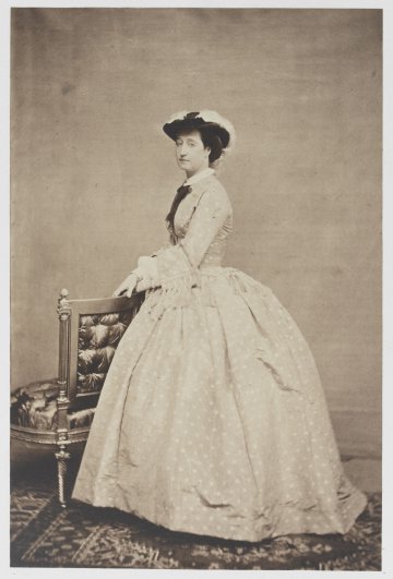 L’impératrice Eugénie en robe à pois