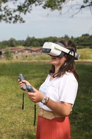 Visite guidée du temple en réalité virtuelle