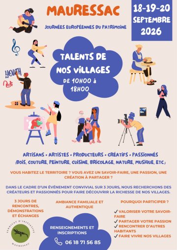 Les talents de nos villages