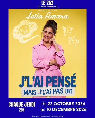Leïla Amara - J'l'ai Pensé Mais J'lai Pas Dit