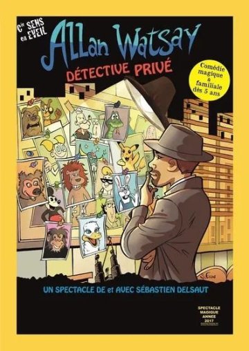 Spectacle de magie - Allan Watsay, détective privé