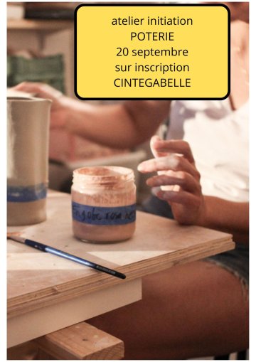 Atelier initiation poterie