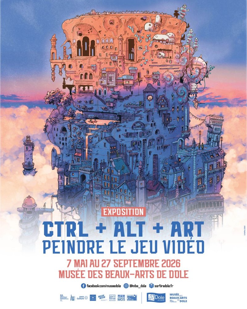 Visite guidée de l’exposition temporaire « CTRL + ALT + ART - Peindre le jeu vidéo »