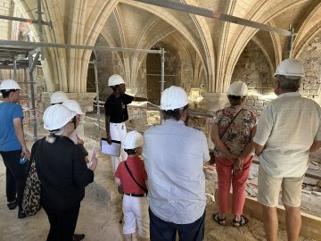 Découverte du chantier de fouille du château de Creil