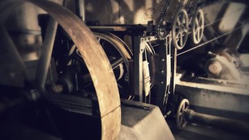 Visite de la machinerie du funiculaire de Bregille