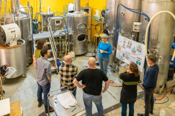 Visite de la brasserie Soiffe, Brasserie Artisanale