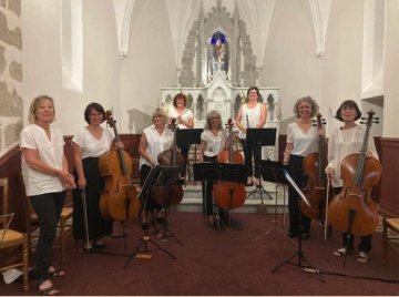3 animations musicales par le Septuor Uccelli - 5 violoncelles, 1 hautbois, 1 flûte traversière à 15, 16 et 17h (15 min par session)