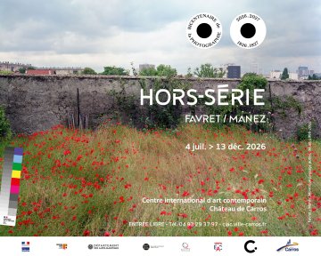 Visite de l'exposition "Hors-série" avec les artistes photographes Favret et Manez et découverte des techniques de conservation par Giulio Stabellini