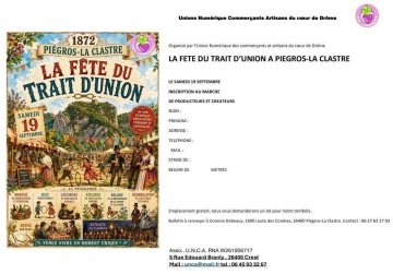 fête du trait d'union entre nos deux hameaux piégros et La clastre