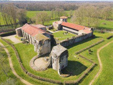 Visite libre de l'abbaye de la Grainetière, joyau de l'art roman en Vendée