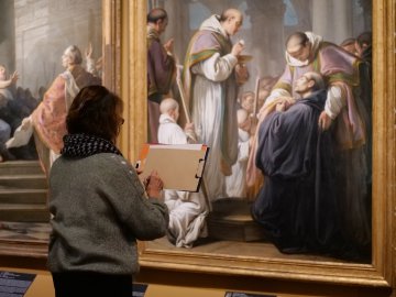 Dessiner au musée Dessiner l'Égypte