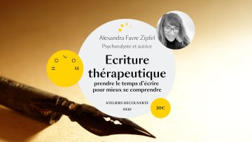 Atelier découverte d'écriture thérapeutique