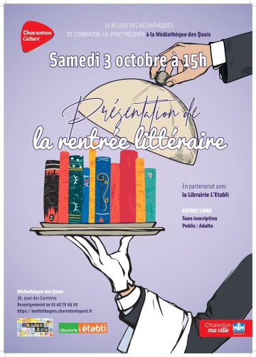 Présentation de la rentrée littéraire