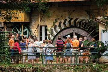 Visite guidée du moulin à papier