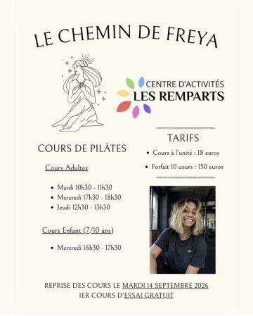 Le chemin de Freya - Cours de pilâtes