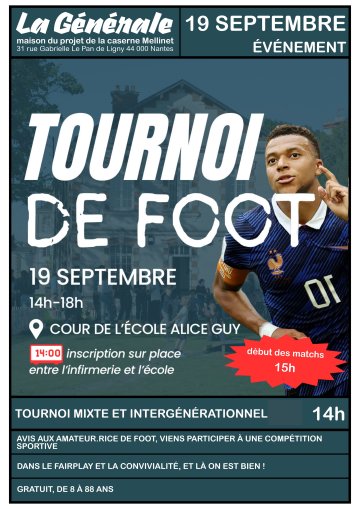 Tournoi de foot mixte et intergénérationnel