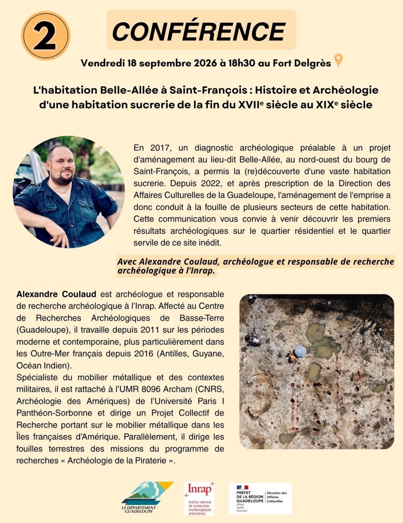 L’habitation Belle-allée à Saint-François : Histoire et archéologie d'une habitation sucrerie de la fin du XVIIe au XIXe siècle.