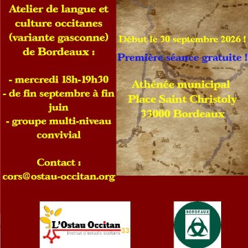Atelier de langue et culture occitanes (variante gasconne)