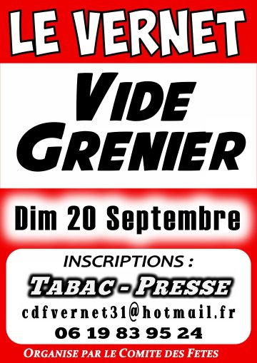 Vide Grenier / Le Vernet