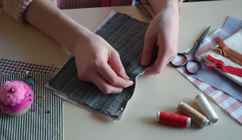 Atelier de fabrication d'une trousse upcyclée