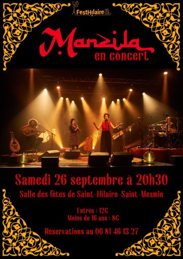 MANZILA en concert à St Hilaire St Mesmin