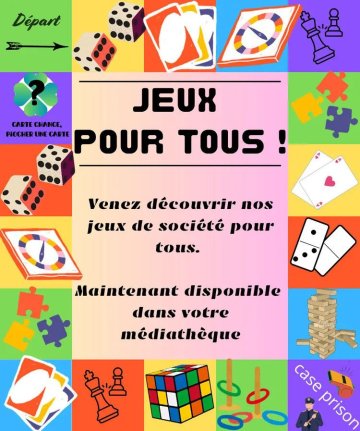 NUITS DES BIBLIOTHÈQUES : Jeux de société
