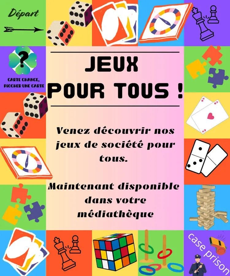 NUITS DES BIBLIOTHÈQUES : Jeux de société