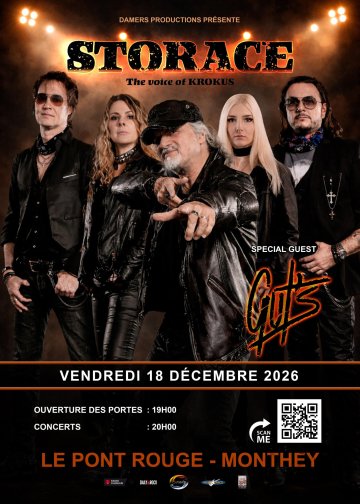 Storace, the voice of Krokus + Gut's