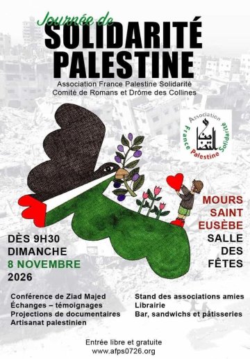 JOURNÉE DE SOLIDARITÉ AVEC LE PEUPLE PALESTINIEN