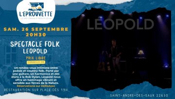 Spectacle musical folk : LÉOPOLD