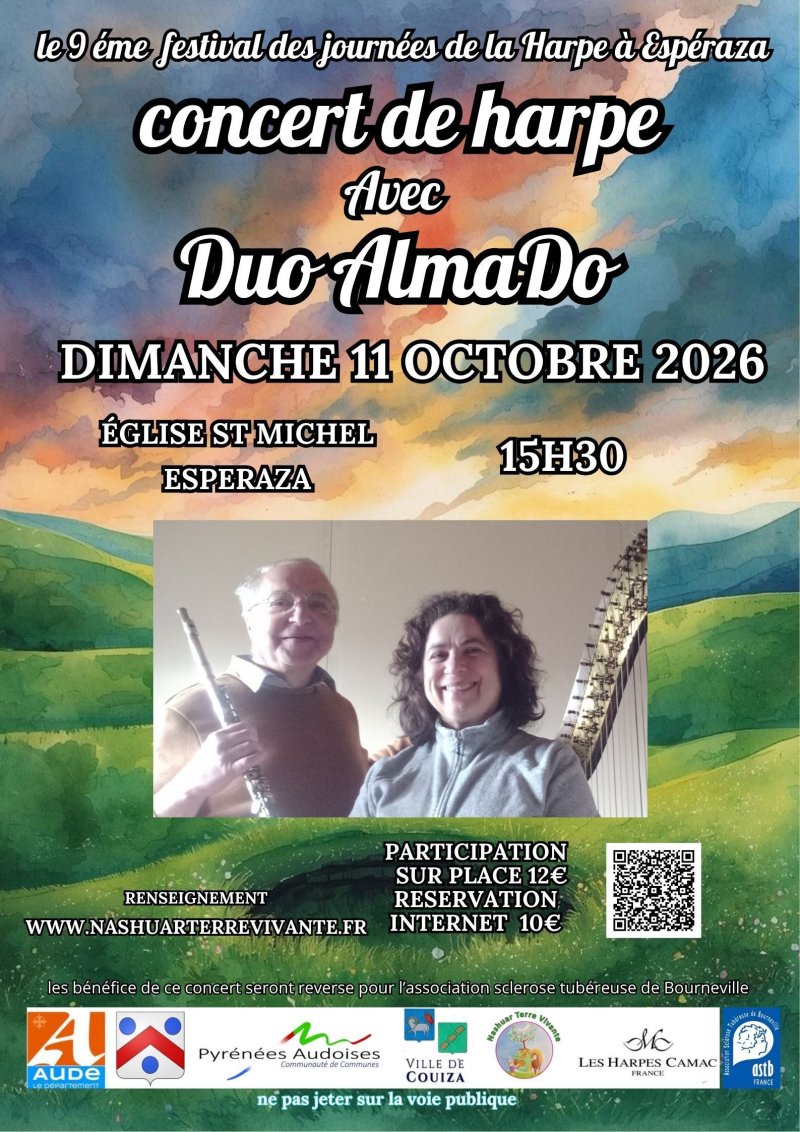 le Duo AlmaDo en concert le 11 octobre 2026 a 15h30