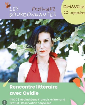 Rencontre littéraire autour de l’oeuvre "La chair est triste hélas", avec Ovidie, comédienne et metteuse en scène