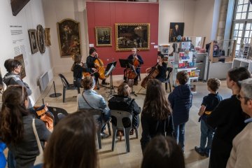 Concert de l'ensemble de violoncelles du Conservatoire municipal de musique et de danse de Saintes