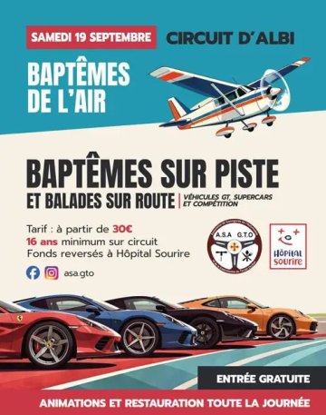Journée caritative pour l’Hôpital Sourire au circuit d'Albi