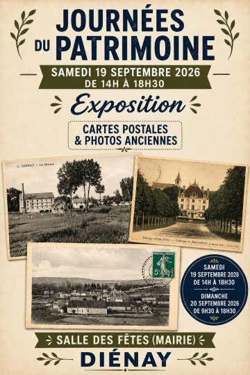 Exposition des Cartes Postales anciennes de Diénay