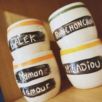 Atelier décoration de tasse à café