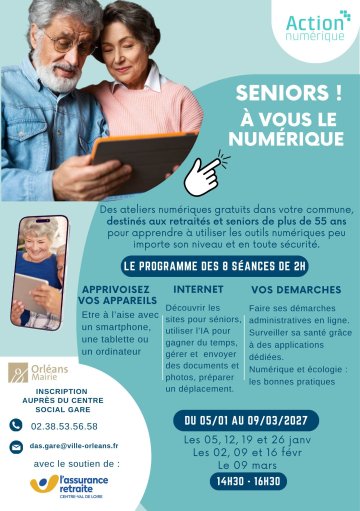 A vous le Numérique Seniors ! à Orléans