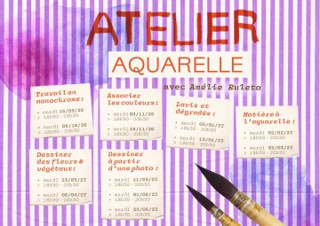 ATELIERS AQUARELLE 2026/2027