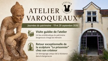 Visite commentée de l'ancienne Poterie Périgordine - Exposition exceptionnelle de la sculpture "Le Prisonnier" de Jean Varoqueaux