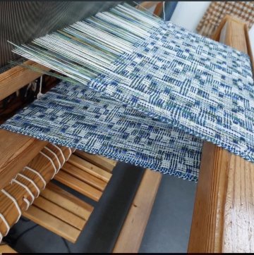 Roubaix Génie textile : visite de l’exposition et de l’atelier de tissage de Danielle Jouen