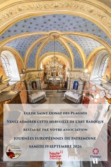 Ouverture de l'église Saint-Donat aux Plagnes