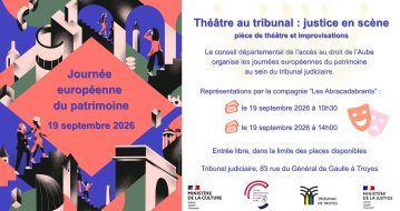 Théâtre au tribunal : justice en scène