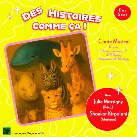 Spectacle : Des histoires comme ça…