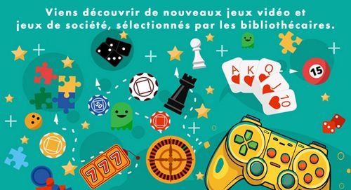 Game on ! C'est la reprise des rendez-vous jeux à la médiathèque !
