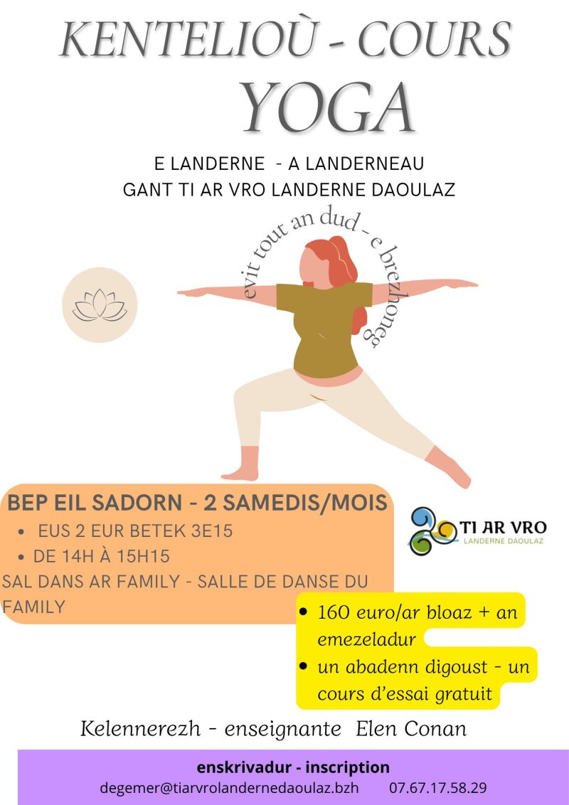 NOUVEAU ! YOGA en breton