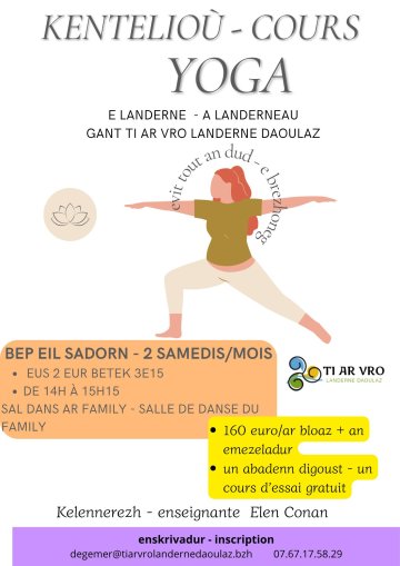 NOUVEAU ! YOGA en breton