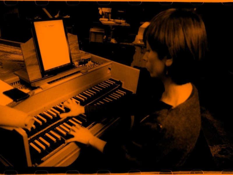 Tombée, solo de clavecin