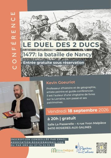 Conférence Le Duel des deux Ducs 1477 : la Bataille de Nancy