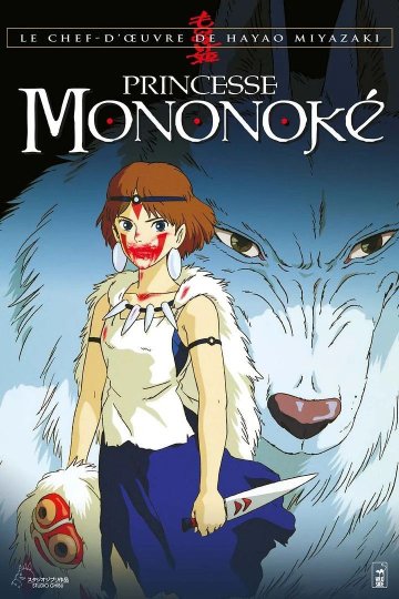 Projection de "Princesse Mononoké", Hayao Miyasaki (1997) au cinéma Opéraims