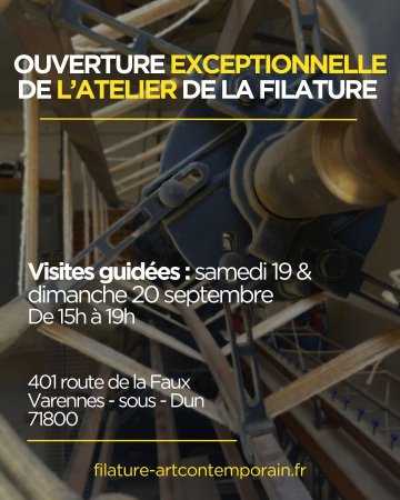 Visite guidée de l'atelier de La Filature !